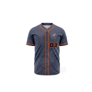 Customized Men's Baseball Uniforms with Unique Design & Logo Breathable 100% Polyester Stand Collar Set Style - Product Image 3