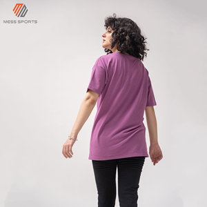 เสื้อยืดผู้หญิงทรงเข้ารูป – เสื้อยืดแขนสั้นสีพื้นสำหรับฤดูร้อน ผลิตแบบ OEM - Product Image 3