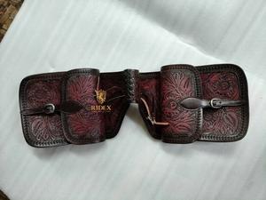 Sac de selle occidental entièrement orné de fleurs et au look attrayant pour cheval, idéal pour la randonnée équestre et le rangement équestre en extérieur, provenant d'Inde. - Product Image 2