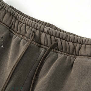 Track Pants Distressed Sweatpants <b>Joggers</b> Elastic Waist Oversized <b>Baggy</b> Reflective Waterproof Breathable Windbreaker 100% Cotton - Product Image 2