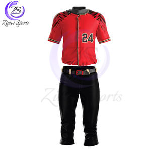 Tela suave de moda totalmente por encargo propio diseño peso ligero mejor diseño 2025 ropa de equipo deportivo estilo único uniforme de béisbol - Product Image 1