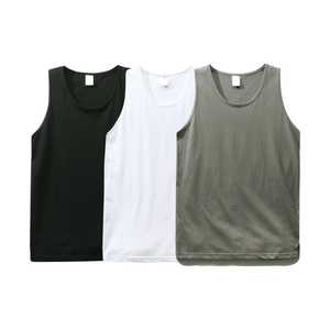 220Gsm Precio de fábrica Gimnasio Tank Top Hombres Loose Fit Moda Tank Athletic Hoodie Tank Top 100% Algodón Ropa de hombre 2025 Proveedor - Product Image 1