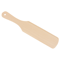 Spatule à crêpes professionnelle en bois de hêtre européen écologique 30 cm, anti-rayures, avec poignée ergonomique, ustensile de cuisine, lot de 1, vente en gros