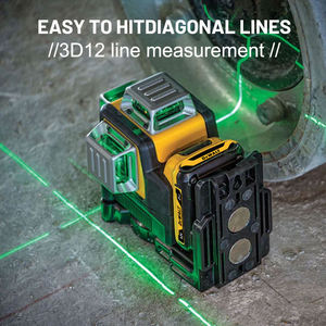 <span class=keywords><strong>Niveau</strong></span> <span class=keywords><strong>laser</strong></span> croisé automatique DEWALT DW089LG 3 côtés 16 lignes 360 degrés 12V Lithium à ligne verte, vente en gros d'usine - Product Image 4