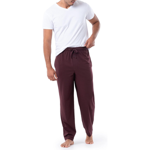 Pantalon de survêtement ample en toile pour homme avec poches, bas ouvert, cordon de serrage, respirant, 100% coton, personnalisable - Product Image 6