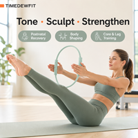 Anneau de Pilates pour le tonification corporelle, Cercle Magique en Silicone Durable, Anneau d'exercice pour les jambes, Cercle de Yoga avec Logo Personnalisé, Sac d'entraînement de fitness complet