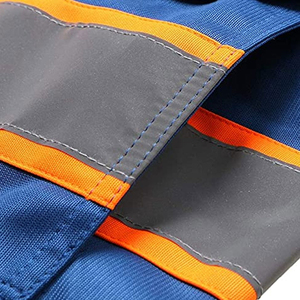Gilet de sécurité en coton respirant réglable, dernier design, logo personnalisé, couleur personnalisée, sécurité, haute visibilité, réfléchissant à l'avant, meilleure qualité - Product Image 4