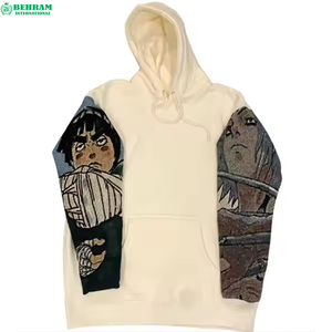 Sweat-shirts à capuche unisexes en molleton 100% coton épais, coupe classique, avec impression 3D en relief du logo personnalisé - Product Image 5