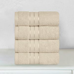 Ensemble professionnel de serviettes de bain en coton turc avec logo personnalisé serviettes de piscine de plage écologiques de luxe à séchage rapide pour la vente en gros - Product Image 1