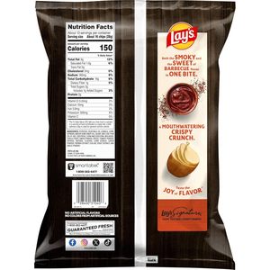 Chips de pommes de terre aromatisées au barbecue Lay's, 12,5 oz - Product Image 2
