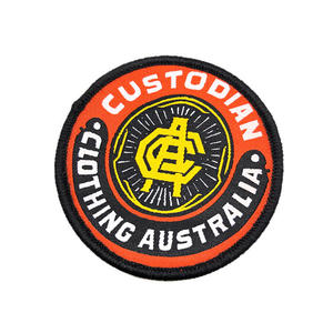 100% Best Quality Woven <b>Patches</b> From Pakistan Heatpaper <b>Back</b> with Lace Decoration Fabric Material Woven <b>Patch</b> - Product Image 2