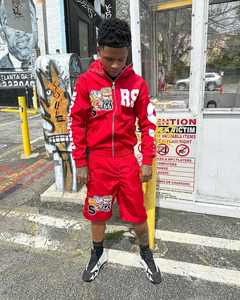 Survêtement coupe-vent baggy zippé taille plus personnalisé pour hommes ensemble de survêtements de style streetwear - Product Image 2