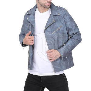 Veste en cuir véritable pour homme en gros, qualité supérieure, respirante, écologique, service OEM, options personnalisables - Product Image 4