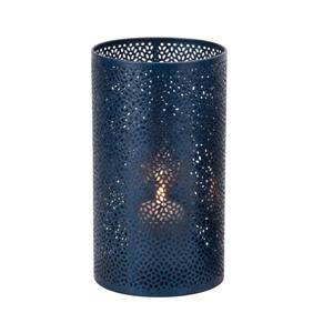 Ensemble de 3 bougeoirs géométriques en cuivre moderne, design découpé, décoration de table, décoration de la maison, finition or rose, lanternes votives - Product Image 3