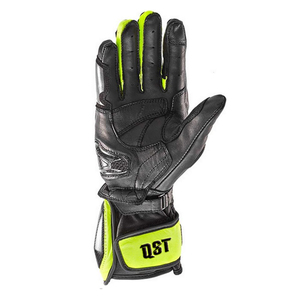 Guantes de montar de invierno con cierre de cremallera térmicos/aislados de dedo corto personalizados unisex para hombre, guantes duros de cuero para carreras de motos - Product Image 3