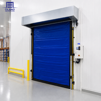 Portes rapides pour congélateurs, portes industrielles/garages, portes frigorifiques pour l'utilisation dans les usines de transformation des produits de la mer ou les entrepôts