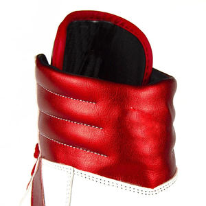 Venta caliente ligero cómodo antideslizante cuero genuino PU estilo largo tobillo alto Kick Boxing zapatos de lucha libre - Product Image 6