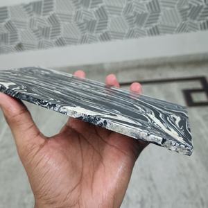 Dalle décorative faite à la main en pierre de turquoise naturelle pour comptoir de panneau mural incrusté de bijoux et fournitures de décoration pour la maison - Product Image 4