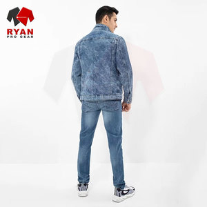 Chaqueta Vaquera para Hombre, Fabricación al por Mayor, OEM, ODM, Color, Talla y Logotipo Personalizables, Estilo con Botones, Tela Resistente - Product Image 2