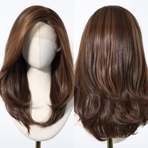 Mimi-DWY 18-Inch Straight Blonde Filter <b>Lace</b> <b>Wig</b> 13x6 Free Part Glueless Design with Transparent <b>Lace</b> - Product Image 4