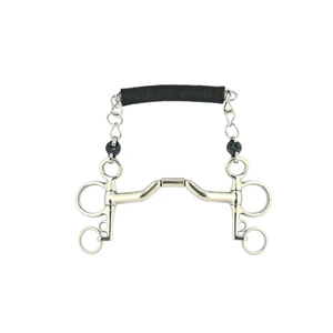 Bocado de Caballo Mullen Rugby Pelham Premium, Pulido, con Boca Lisa, de Acero Inoxidable, Equipo Ecuestre, Equipo Veterinario - Product Image 2