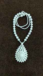 Elegant Vintage Bone Hand Carved <b>Necklace</b> Collection Unique Artistry in Every Piece Beads Chains for Weddings and Parties - Product Image 5