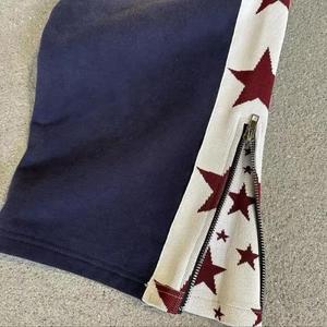 Pantalones de chándal para hombre con logotipo personalizado, pantalón de chándal holgado de forro polar de algodón 100%, estilo Hip Hop a la moda callejera con cierre de cintura elástica - Product Image 4