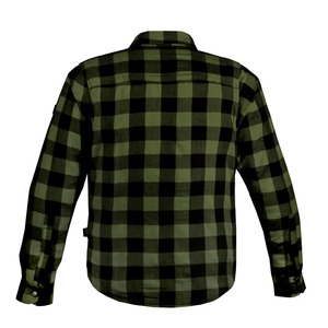 Camisa de Montar Blindada Nivel 2 para Hombre y Mujer, Color Personalizado, Logotipo, Tallas Grandes, Resistente a la Abrasión, Franela, Cierre de Latón, Ventilaciones - Product Image 2