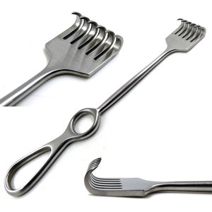 Retractor Volkman quirúrgico 8,5 Sharp Six Prongs Instrumentos médicos de acero inoxidable de primera calidad Retracción - Product Image 1