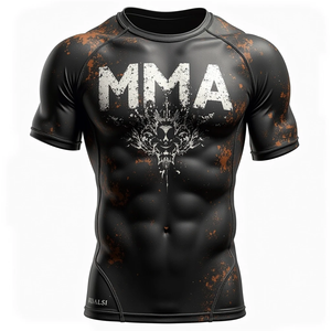 Protège-éruptions sublimés MMA personnalisés conçus pour l'entraînement des arts martiaux, des sports de combat et des performances athlétiques. - Product Image 6