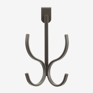 Iron Double Over The <b>Door</b> Hooks - Product Image 3