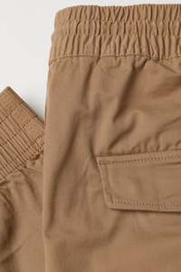 Pantalons de survêtement amples et surdimensionnés pour hommes, en coton, en velours côtelé, coupe-vent, respirants, avec cordon de serrage - Product Image 3