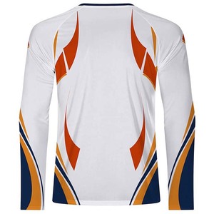 Camiseta de manga larga por sublimación para hombre, camisetas de entrenamiento de gimnasio atlético, camiseta de capa de sublimación Base para correr de secado rápido - Product Image 2