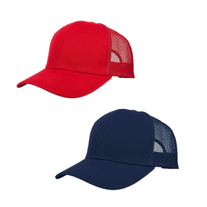 Venta al por mayor Hip Hop algodón malla camionero sombrero en blanco gorra de béisbol logotipo personalizado impresión 5 paneles gorras deportivas bordadas - Product Image 5