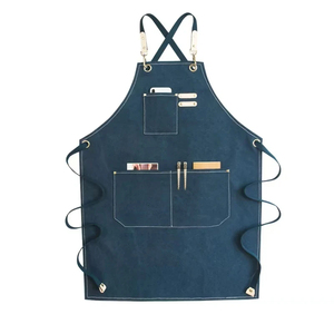 Tablier en jean avec plusieurs poches, durable, élégant, résistant à l'huile, style classique pour les produits de nettoyage - Product Image 1