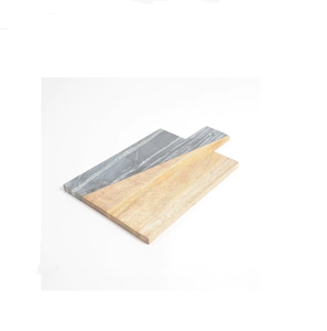 Planche à découper en bois et marbre avec matériau naturel Planche à découper de cuisine personnalisée Planche à découper en bois et bambou bon marché avec poignée - Product Image 2