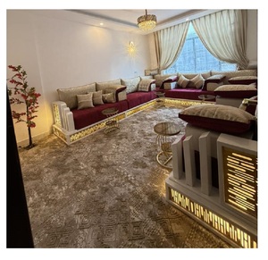 Sofá estilo Majlis árabe, diseño clásico, elegante conjunto para sala de estar, asientos de esquina de lujo, diseño que ahorra espacio - Product Image 1