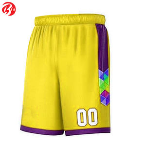 Short de basket-ball d'été pour hommes de haute qualité Bonne vente Nouveau style Uniforme de qualité supérieure avec BSCI imprimé pour adultes - Product Image 4