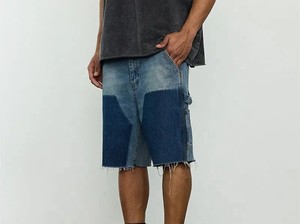 Short en denim pour hommes dernier style très vendu en matériau durable anti-rides short en denim pour hommes entièrement personnalisé vente en gros - Product Image 6