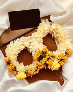 Conjunto de Joyas para Ceremonia de Mehndi de Boda Islámica para Novia con Diseño Floral de Perlas Multicapa - Product Image 3