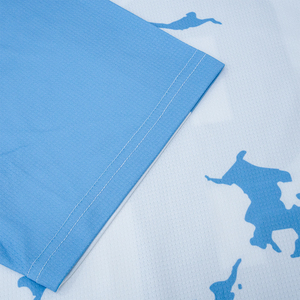 Venta al por mayor de camisetas de fútbol de manga corta para hombres con estampado personalizado conjuntos de camisetas transpirables uniformes de fútbol para adultos - Product Image 4