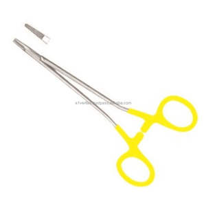 Porta Agujas de Alta Calidad con Punta T/C, Modelo Sueco, A-1 VERITAS, Instrumentos de Sutura de Acero Inoxidable |   Kit de sutura, instrumento médico - Product Image 2