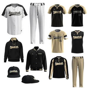 Vêtements et accessoires Vêtements de sport Vêtements de football Service OEM Vêtements d'entraînement Uniforme de baseball Nouveau design Uniforme de baseball à bas prix - Product Image 4