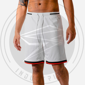 OEM <b>Men's</b> High Quality Beach Streetwear Comfort <b>Shorts</b> Elastic Waistband Custom Logo Print Anti-Wrinkle Knitted Solid Design - Product Image 1