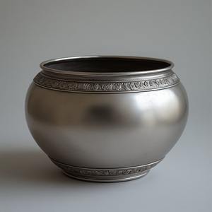 กระถางโลหะตกแต่งอย่างหรูหราได้รับการออกแบบอย่างสมบูรณ์แบบพร้อมพื้นผิวขัดเงาสำหรับการแต่งและตกแต่งสวนตามฤดูกาลที่หรูหรา - Product Image 4