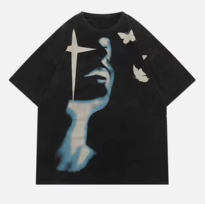 Camisetas de Manga Corta Sólidas de Alta Calidad Personalizadas para Hombre, Tendencia, Nuevo Estilo, Hechas a Medida, Multicolores, de Secado Rápido - Product Image 1