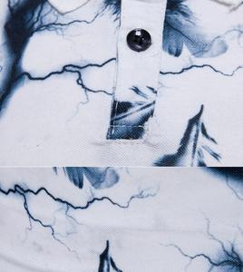 Polo de sublimación de poliéster de diseño impreso al por mayor Polo de algodón de sublimación superventas - Product Image 3