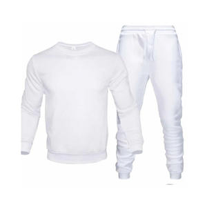Vêtements de sport avec logo personnalisé Baggy et vêtements d'hiver chauds de luxe Survêtement en coton vierge uni polaire personnalisé sérigraphié Survêtements - Product Image 3