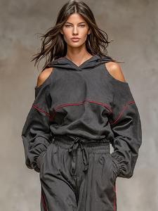 Premium Quality Hand-Painted Hoodies Distressed Vintage Acid Washed High Street Pullover Custom <b>Hoodie</b> for <b>Men</b> - Product Image 3