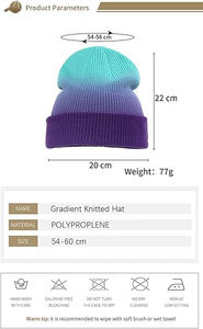 Sewingman Unisex Premium Winter Beanie Hat Hombres Streetwear Gorras de punto - Product Image 3